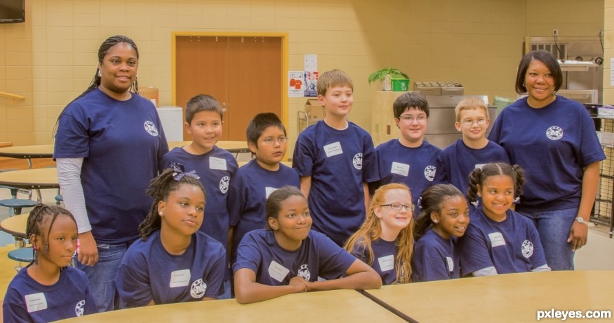 middle school county math team