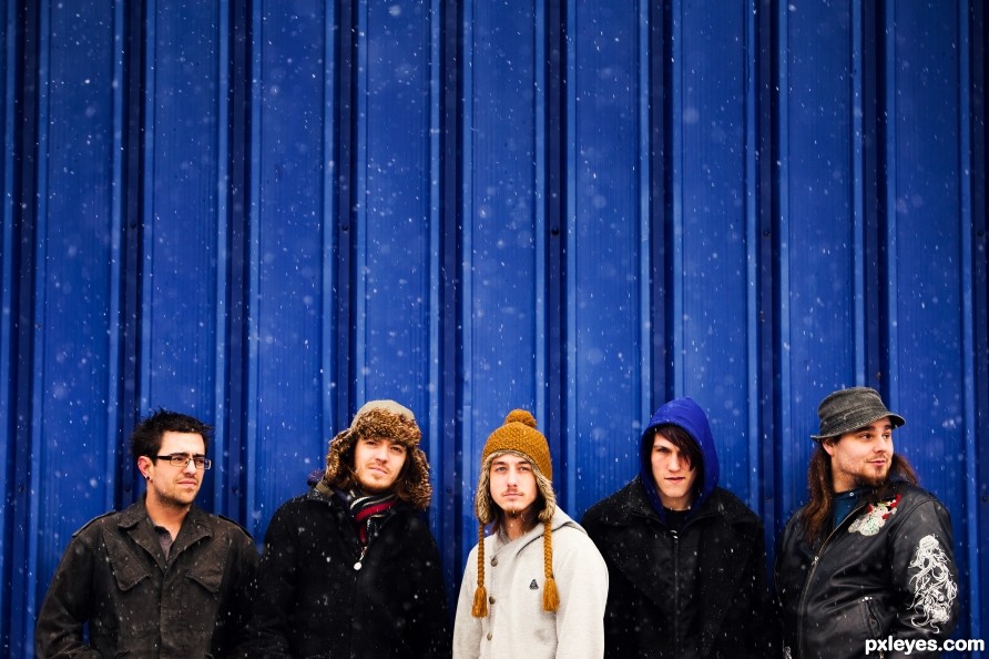 Band in the Snow