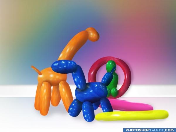 Creation of Balloon Art: Final Result