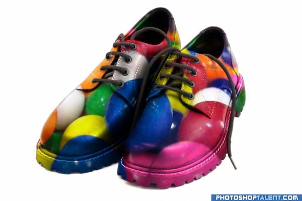 Creation of Gumball Shoes: Final Result