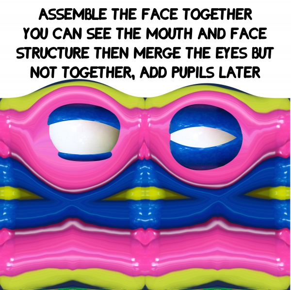 Creation of Bubble Gum Brain Burst: Step 4