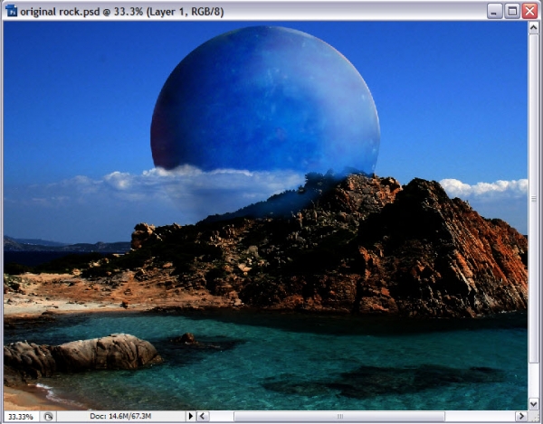 Creation of Blue Moon: Step 7