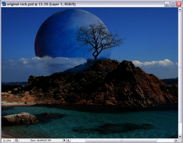 Creation of Blue Moon: Step 8