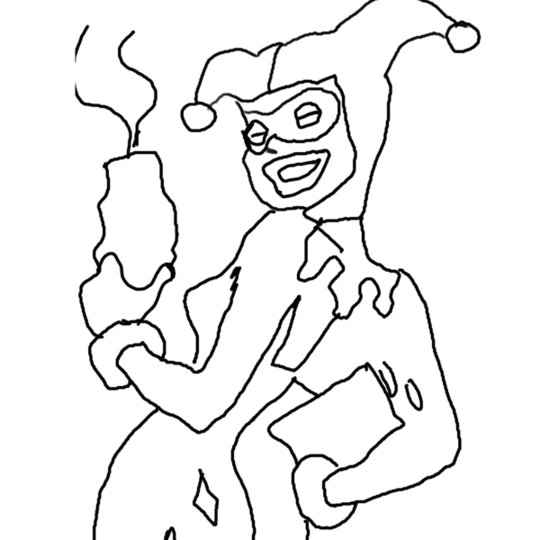 Creation of Crazy Lady: Step 1