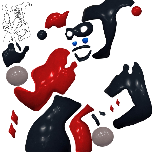Creation of Crazy Lady: Step 2
