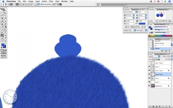 Creation of I m in Love: Step 6