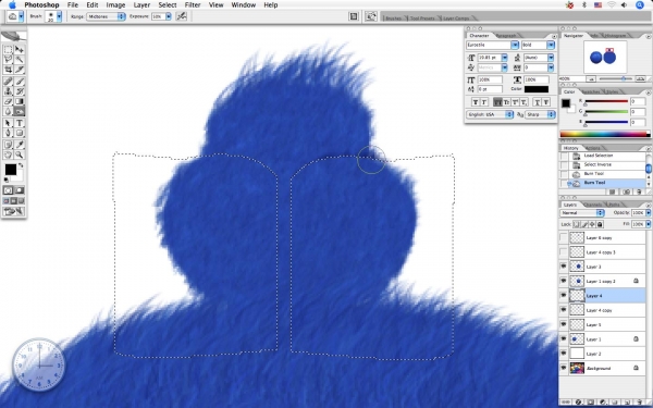 Creation of I m in Love: Step 8