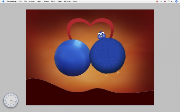 Creation of I m in Love: Step 17