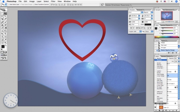 Creation of I m in Love: Step 20