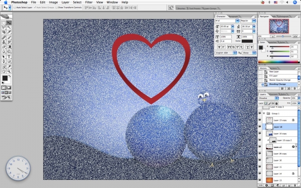 Creation of I m in Love: Step 21