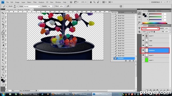 Creation of All-flavored fountain: Step 3