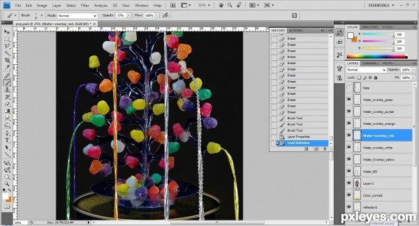 Creation of All-flavored fountain: Step 13