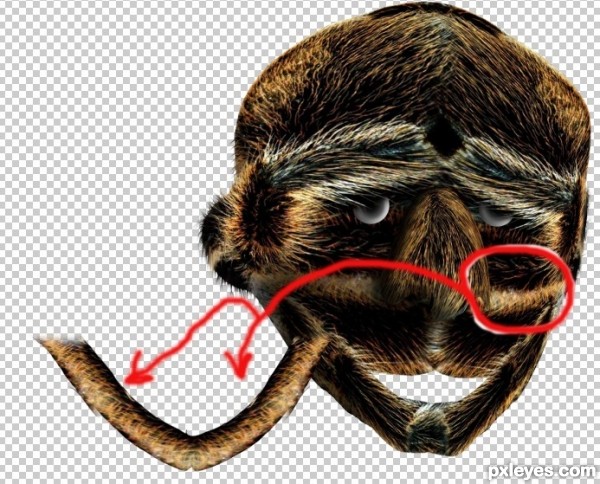 Creation of Tar Tar Man: Step 6