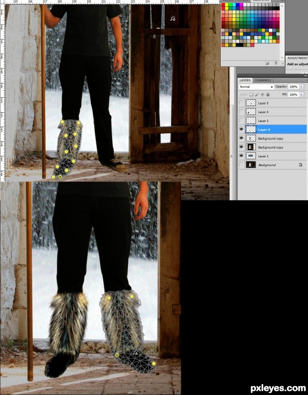 Creation of Out of the Storm: Step 2
