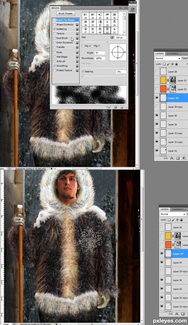 Creation of Out of the Storm: Step 7