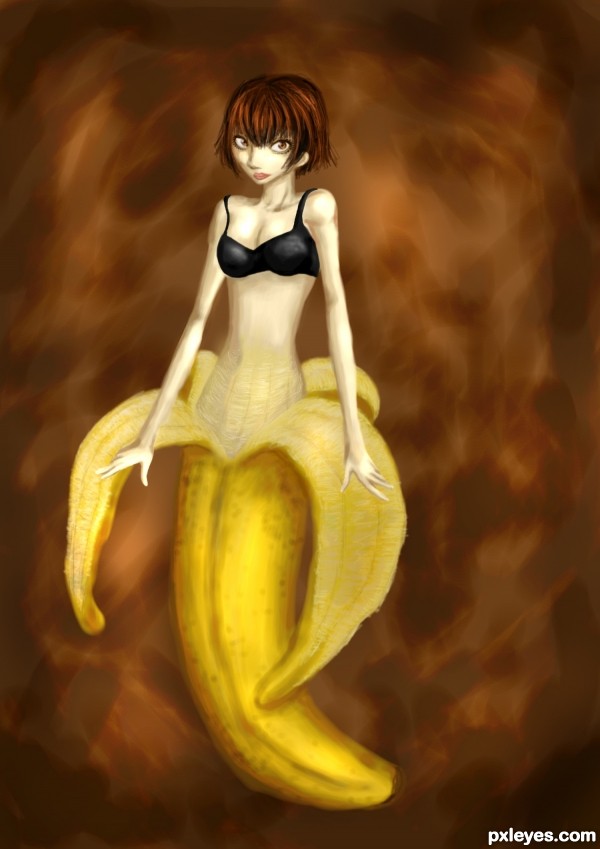 Creation of banana woman: Final Result