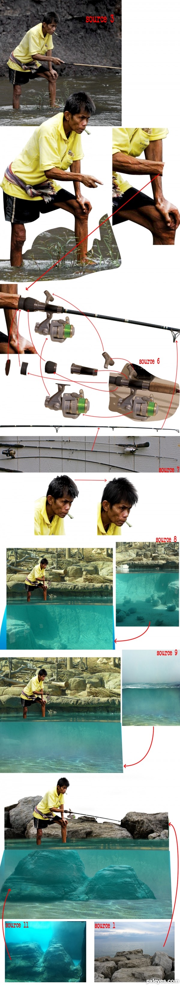 Creation of The Fisherman: Step 1