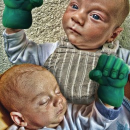 Hands of the Hulk on Babies