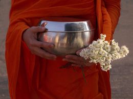 Hands of a Buddhist Monk