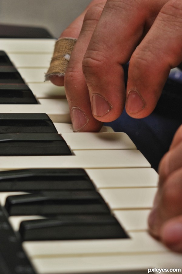 Playing the keyboard