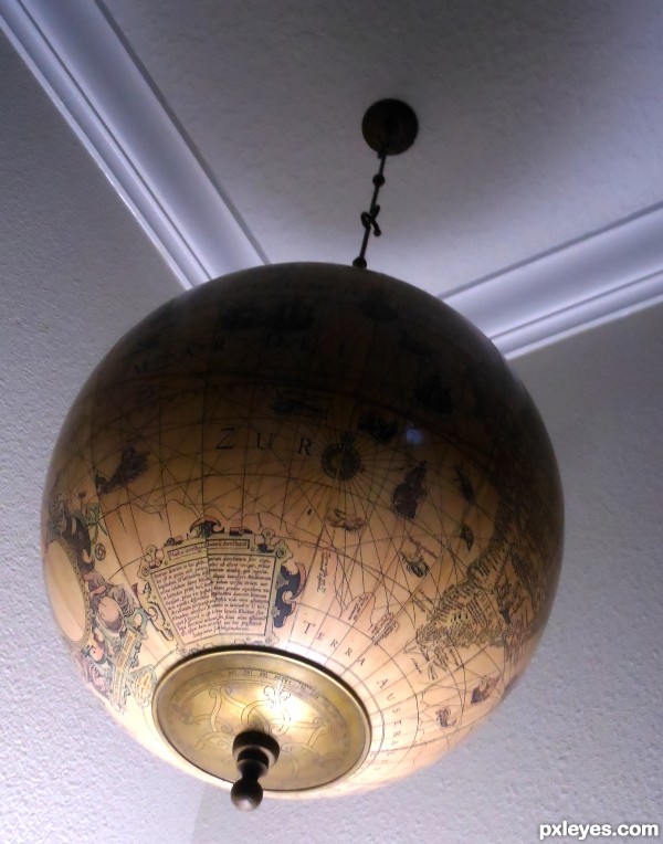 Old world globe