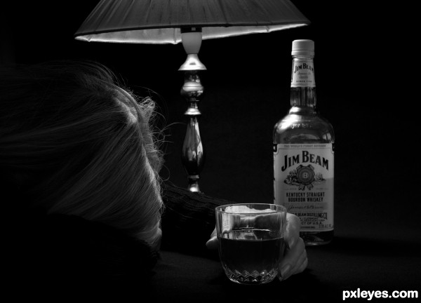 Hair of the dog.. photoshop picture)