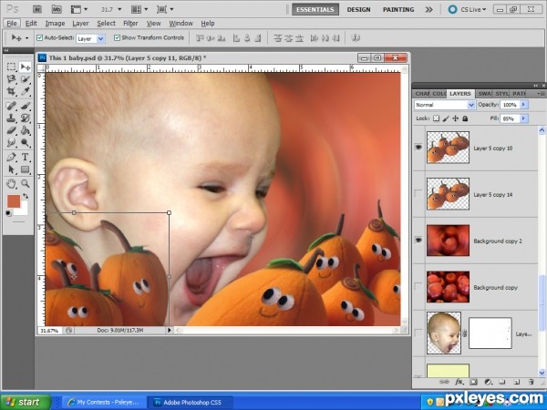 Creation of Baby joy!: Step 4