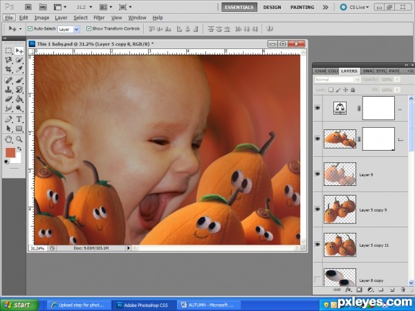 Creation of Baby joy!: Step 5