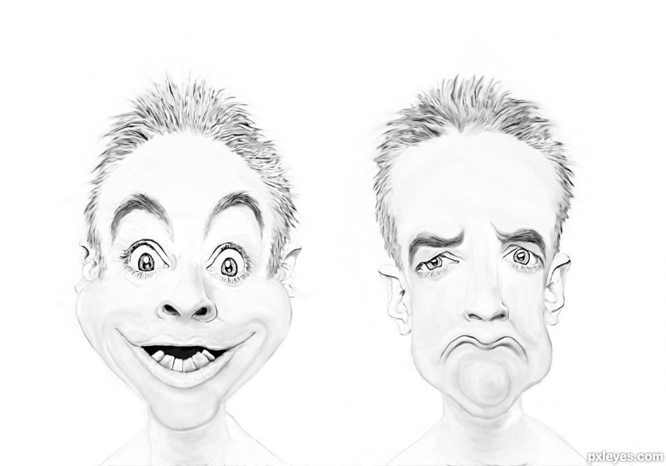 Creation of Caricature expressions: Step 4