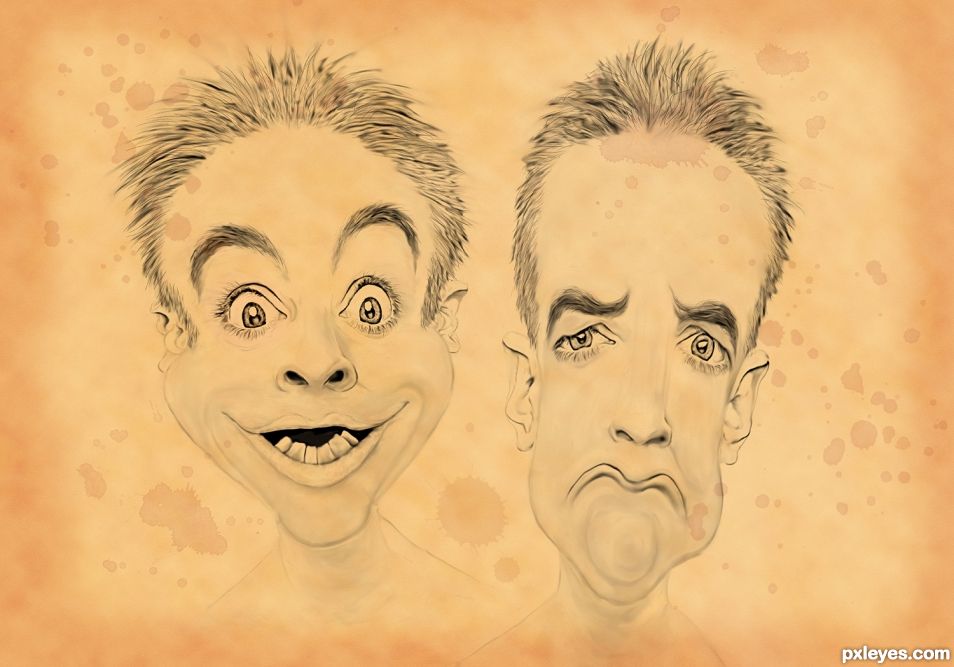 Creation of Caricature expressions: Step 5