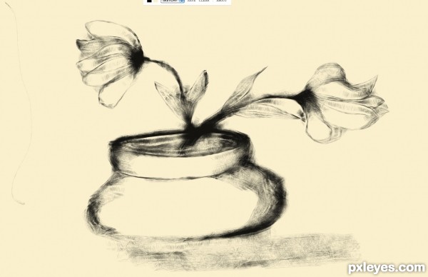 Creation of Floral Harmony: Step 1