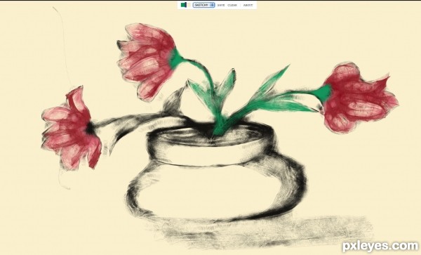 Creation of Floral Harmony: Step 3