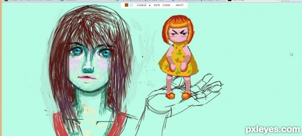 Creation of Me & Mini: Step 6