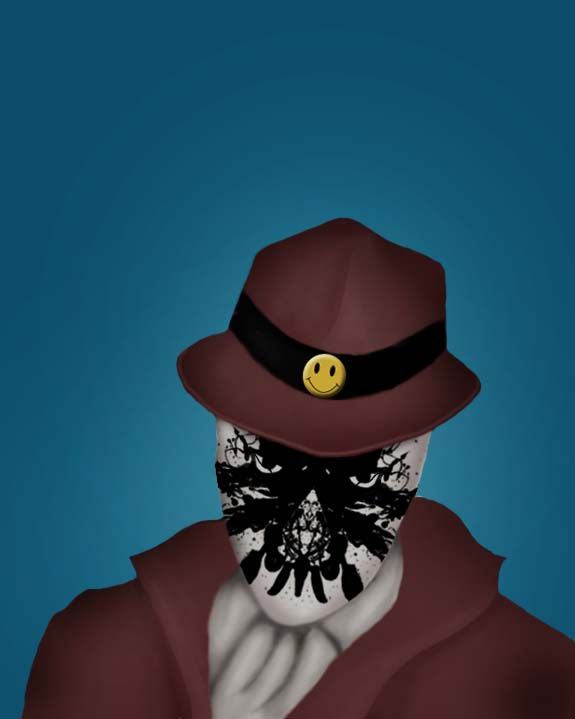 Creation of Rorschach's hat: Final Result