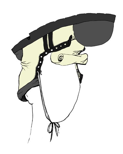Creation of boot hat: Step 3