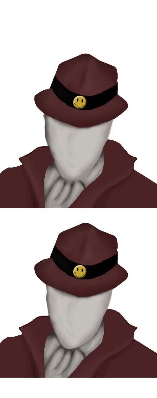 Creation of Rorschach's hat: Step 5