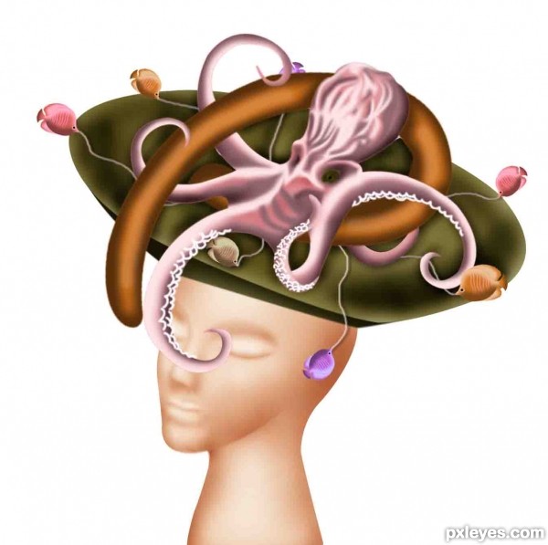 Creation of Sea Hat: Step 13