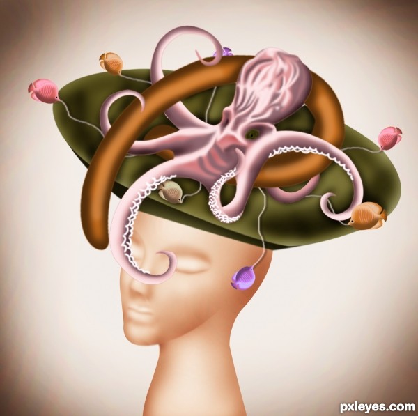 Creation of Sea Hat: Step 14