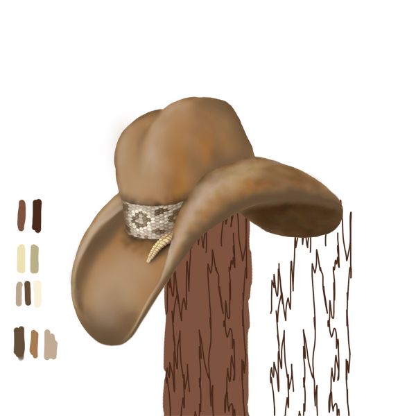 Creation of Cowboy Hat Stand: Step 5