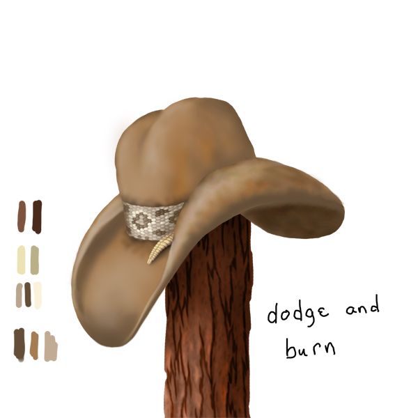 Creation of Cowboy Hat Stand: Step 6
