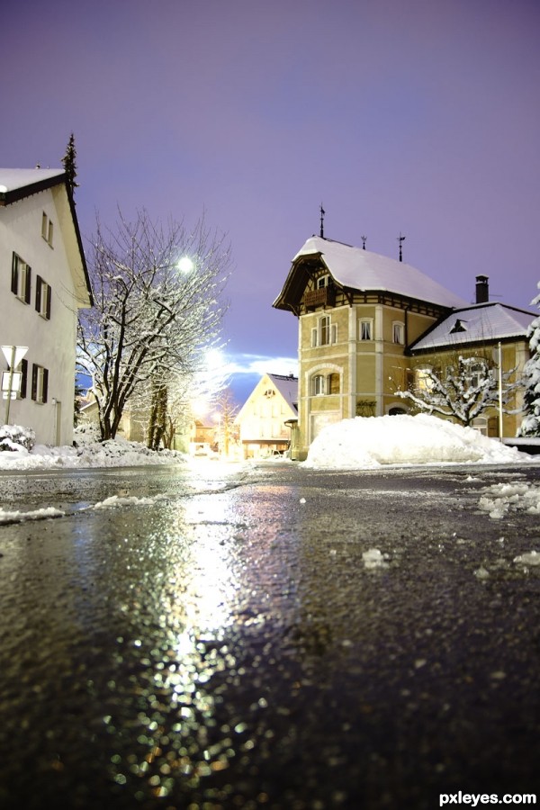 Creation of Hohenems by Night: Step 1