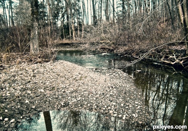 Creation of the creek: Step 1