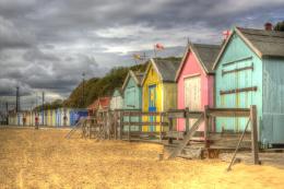 Beach huts