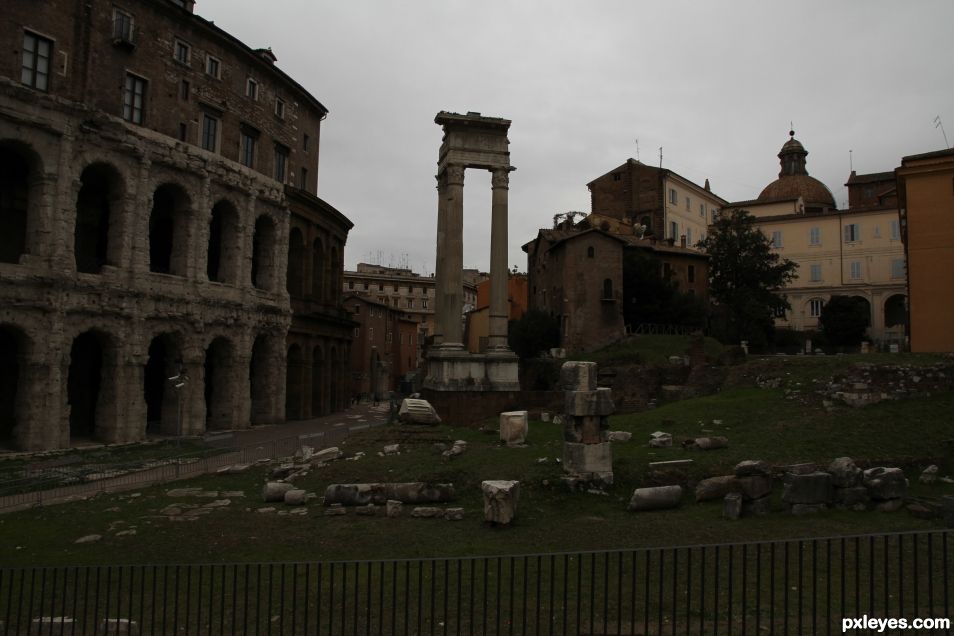 Creation of Foro romano: Step 2