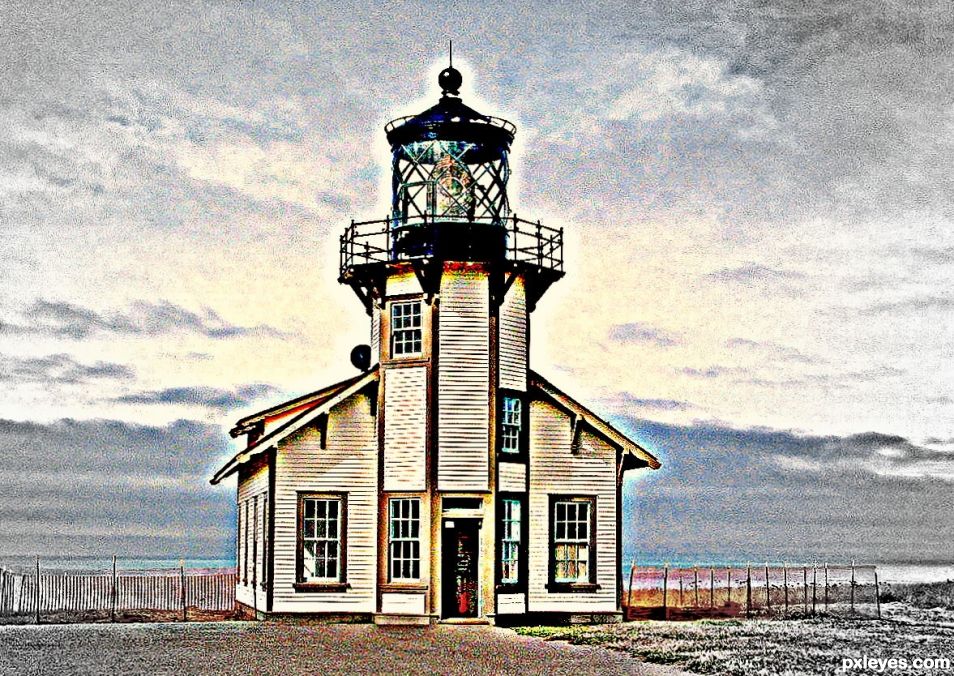 Creation of Lighthouse @ Point Reyes: Final Result