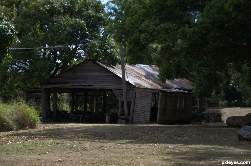 Creation of Old sawmill, Aspley, Australia.: Step 1