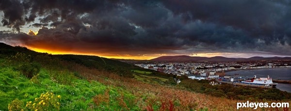 Panoramic Sunset