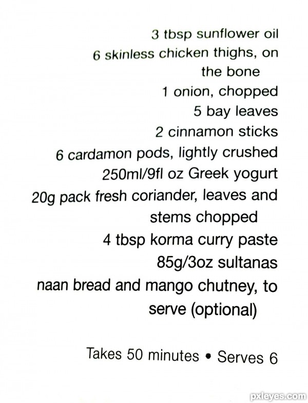 Creation of Aromatic chicken: Step 1