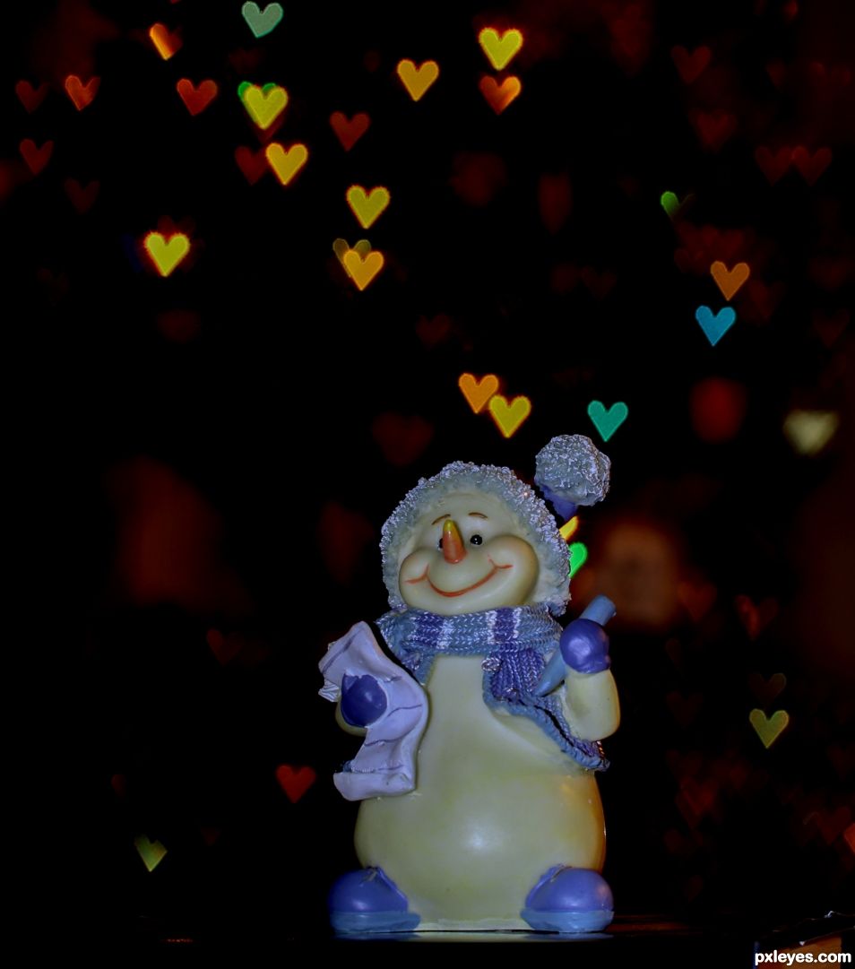 Heart shaped bokeh