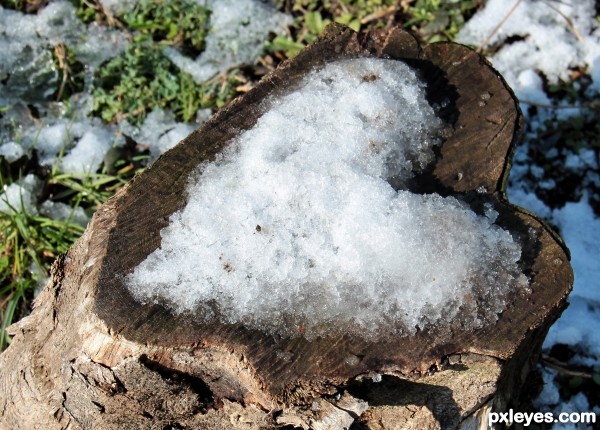 Snow heart